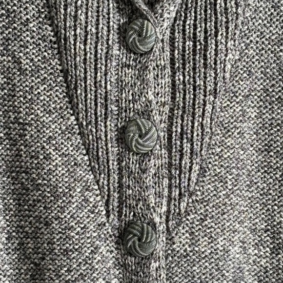 Pure Handknit 100% Cotton button up knit cardigan size M - Picture 5 of 13